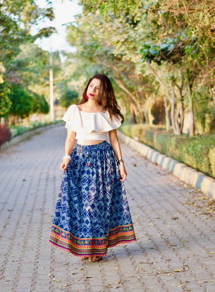 Crop Top Fashion Trend - Look 2, Kashmira Lad, Indian Blogger, Bangalore  Blogger